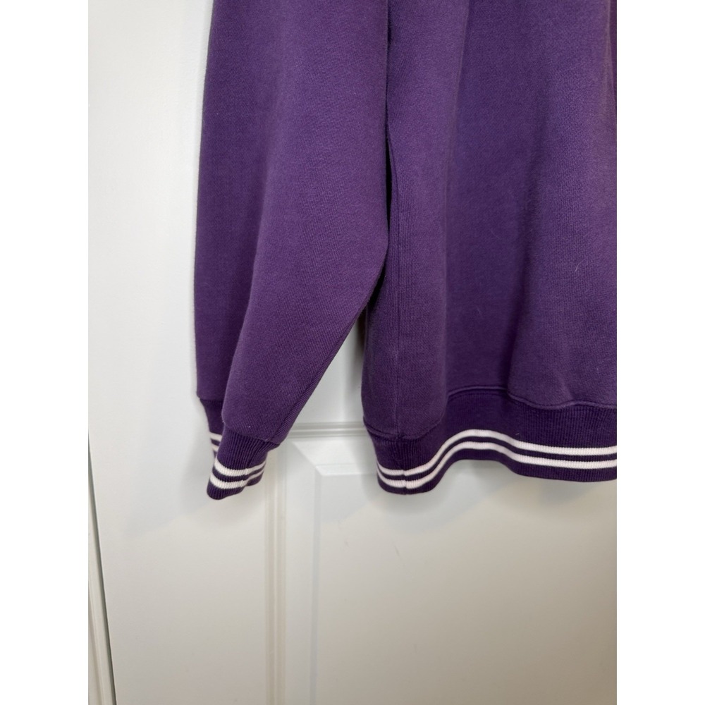 Disney 90's Vintage Winnie The Pooh Wmn Sz Medium Crewneck Purple Embroidered - Picture 4 of 11